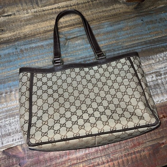 GUCCI GG MONOGRAM D RING TOTE - Picture 4 of 13